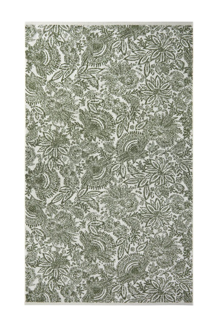 Veliki ručnik s pamukom Yves Delorme PATIO 90 x 150 cm zelena 1063017