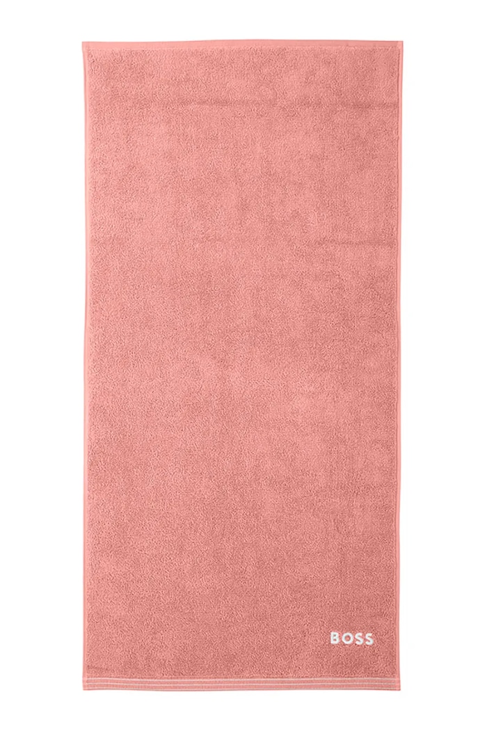 Μικρή βαμβακερή πετσέτα BOSS EDGE Blush 50 x 100 cm ροζ 1063646
