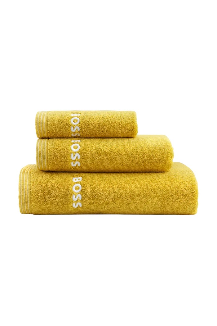 Μικρή βαμβακερή πετσέτα BOSS EDGE Citrus 40 x 60 cm 1063606 κίτρινο AA00