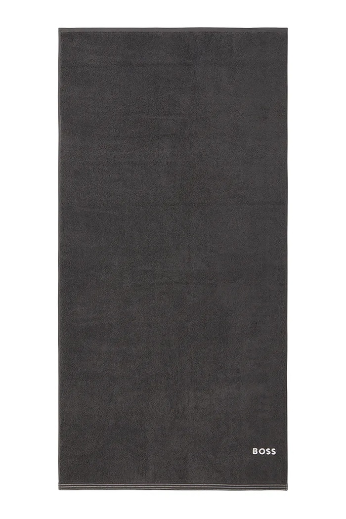 Středně velký bavlněný ručník BOSS EDGE Graphite 70 x 140 cm šedá 1063570