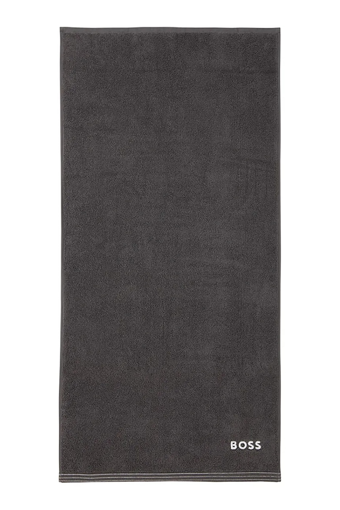 Μικρή βαμβακερή πετσέτα BOSS EDGE Graphite 50 x 100 cm γκρί 1063571