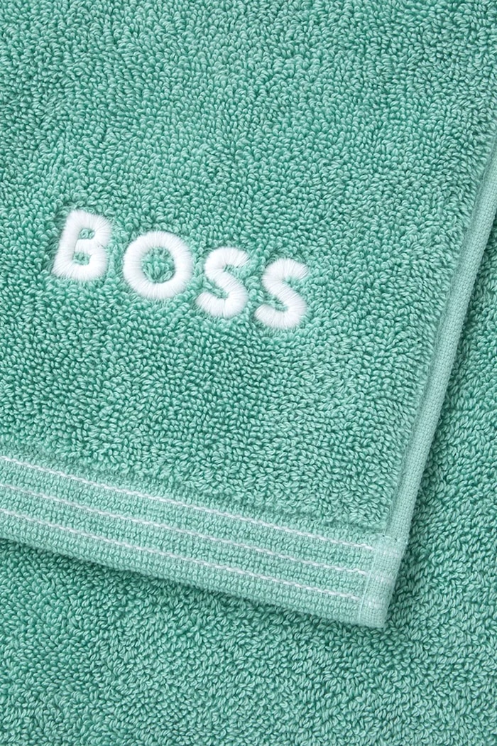 Μπάνιο Μεσαία βαμβακερή πετσέτα BOSS EDGE Lagoon 70 x 140 cm 1063634 τιρκουάζ