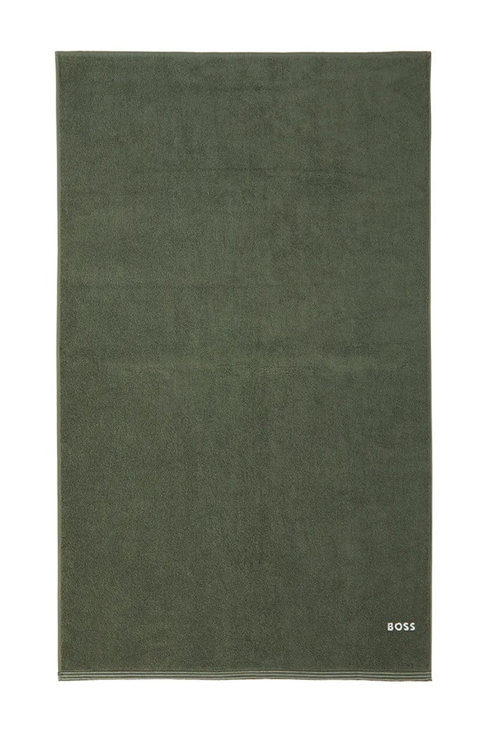 Μεγάλη βαμβακερή πετσέτα BOSS EDGE Lichen 100 x 150 cm πράσινο 1063534