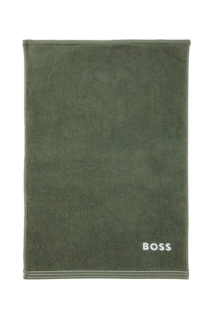 Μικρή βαμβακερή πετσέτα BOSS EDGE Lichen 40 x 60 cm πράσινο 1063530