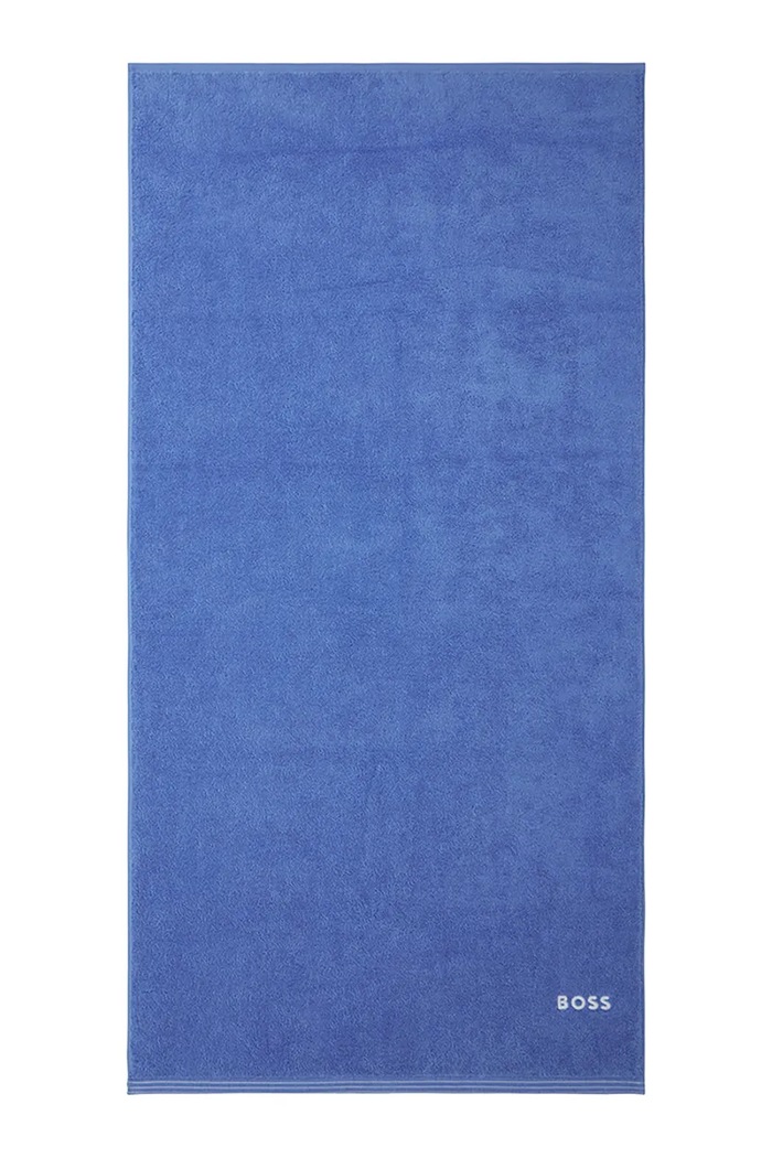 Μεσαία βαμβακερή πετσέτα BOSS EDGE Malibu 70 x 140 cm μπλε 1063584
