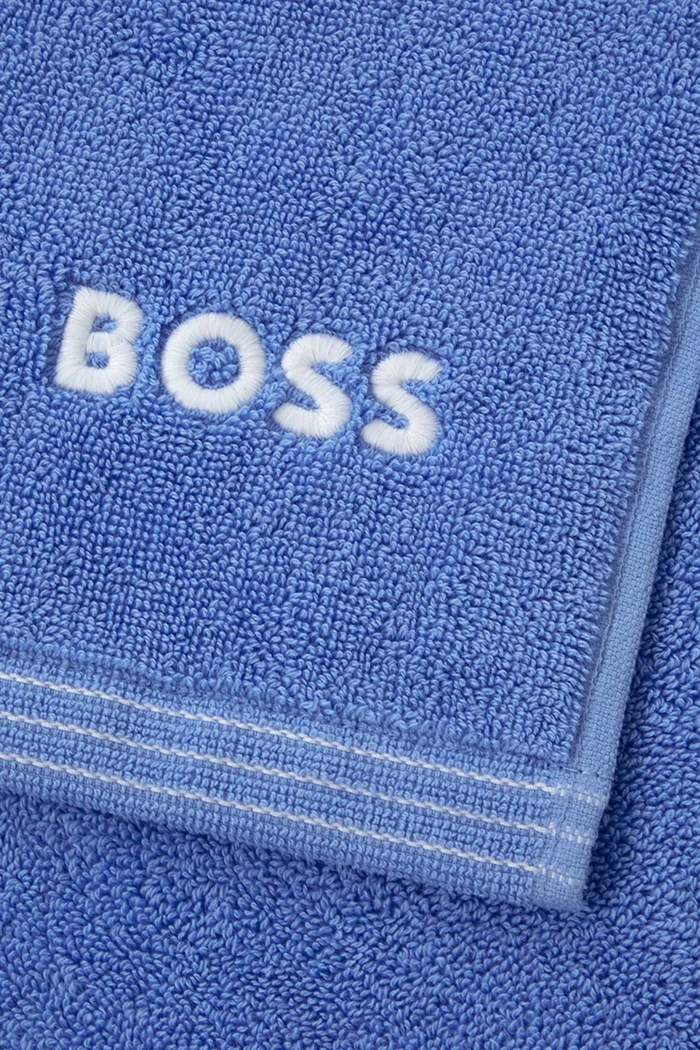 Μπάνιο Μικρή βαμβακερή πετσέτα BOSS EDGE Malibu 40 x 60 cm 1063583 μπλε