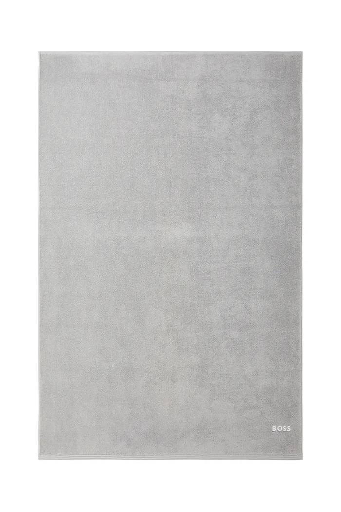 Μεγάλη βαμβακερή πετσέτα BOSS EDGE Mineral 100 x 150 cm γκρί 1063588
