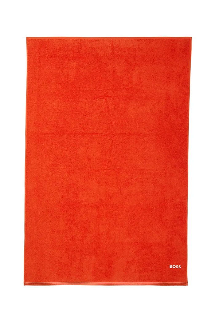 Μεγάλη βαμβακερή πετσέτα BOSS EDGE Spice 100 x 150 cm κόκκινο 1063679