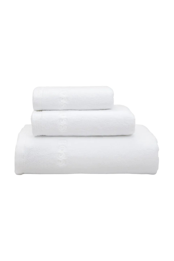 Μεγάλη βαμβακερή πετσέτα BOSS EDGE White 100 x 150 cm 1063668 λευκό AA00