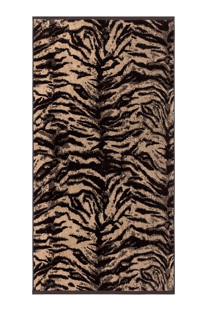 Kenzo duży ręcznik bawełniany KFAUVE Naturel 90 x 150 cm brązowy 1062868