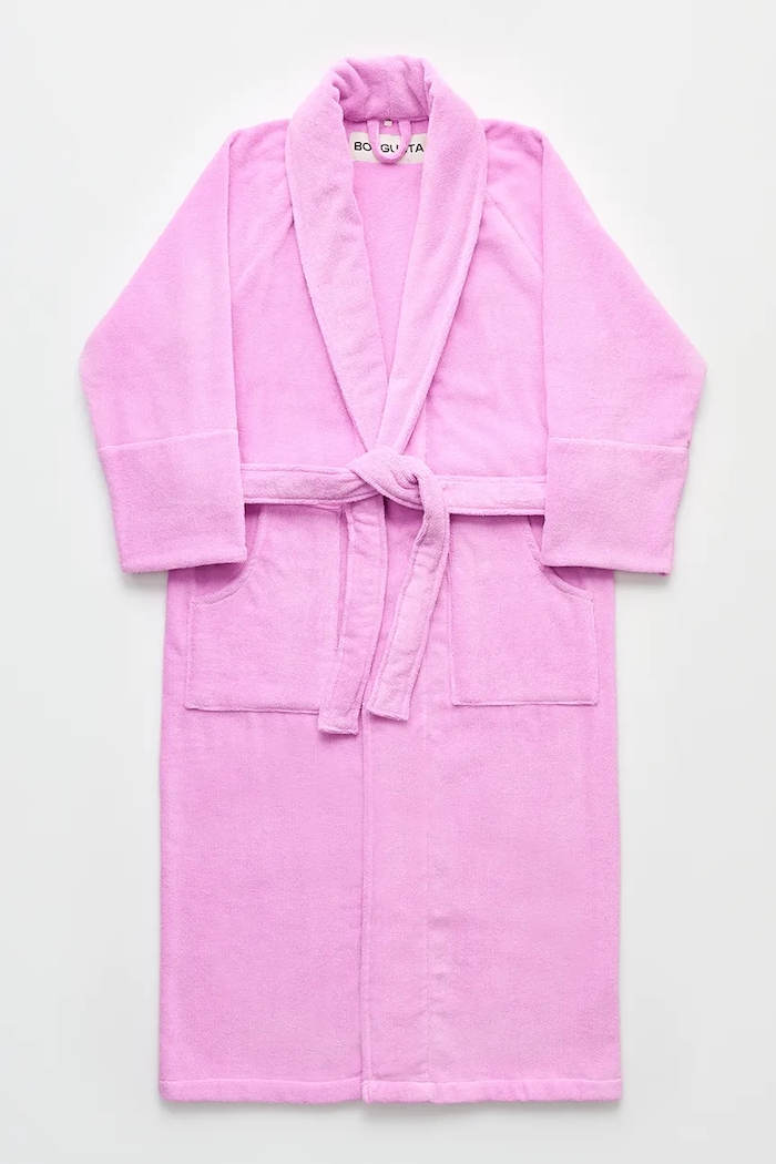 Bongusta accappatoio in cotone S/M BON103.5715648005892 violetto AA00