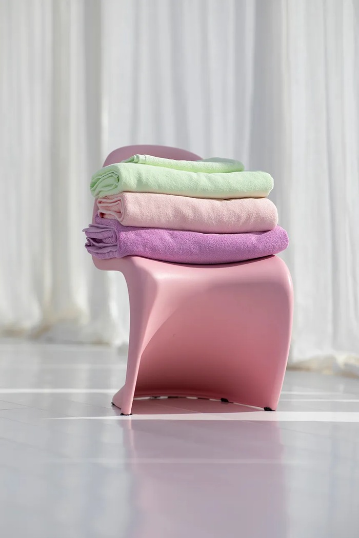 Bagno Bongusta asciugamano medio in cotone 70 x 140 cm BON12.5715648003874 rosa