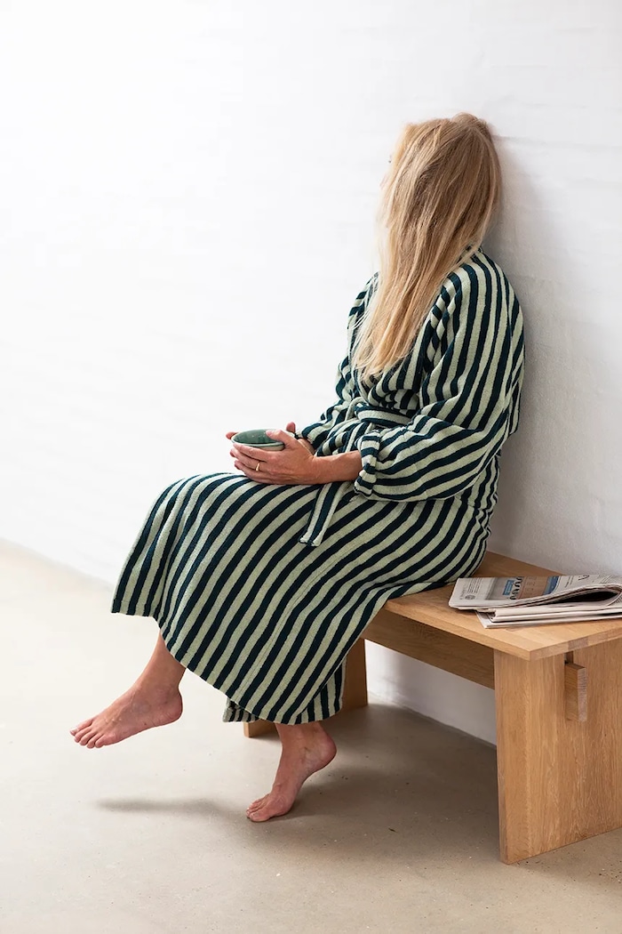 Bongusta accappatoio in cotone L/XL verde BON44.5715648000095