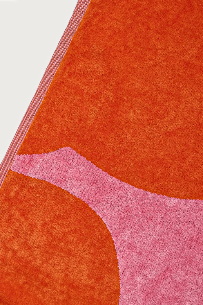 Łazienka Marimekko Ręcznik bawełniany 100 x 180 cm 075430.320 pomarańczowy