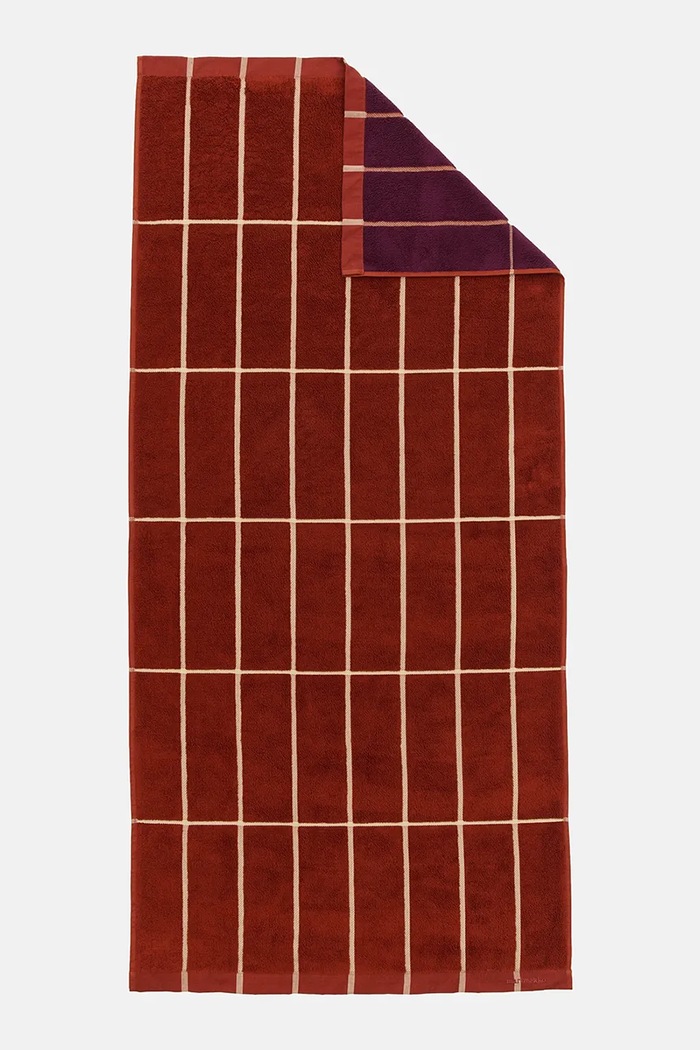 Marimekko Ręcznik bawełniany 70 x 150 cm czerwony 076076.842