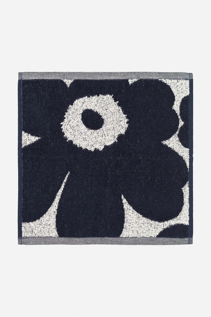 Marimekko prosop pentru față din bumbac 30 x 30 cm bleumarin 074032.851