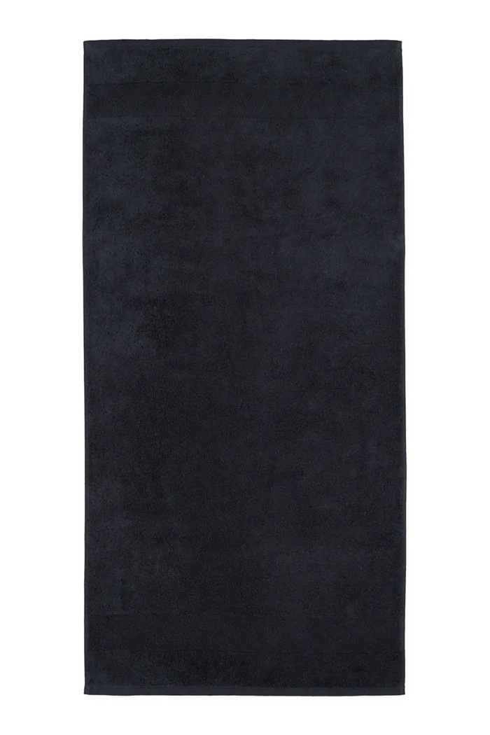 Villeroy & Boch ręcznik mały bawełniany 50 x 100 cm czarny 2550.4056735137555