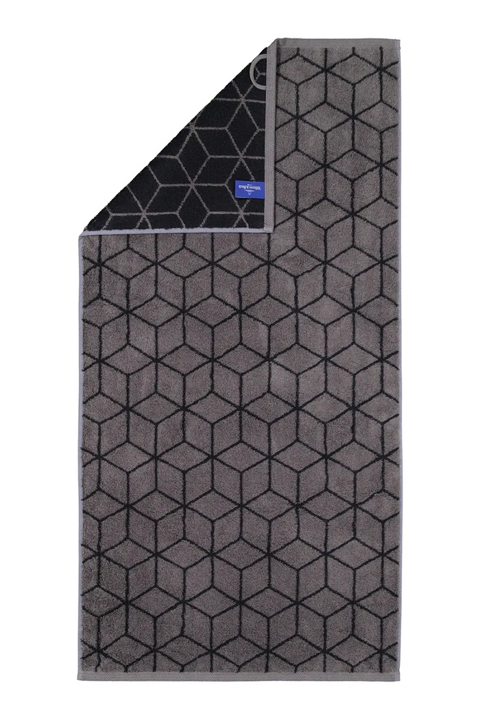 Villeroy & Boch ręcznik mały bawełniany 50 x 100 cm 2557.4056735151599 szary AA00