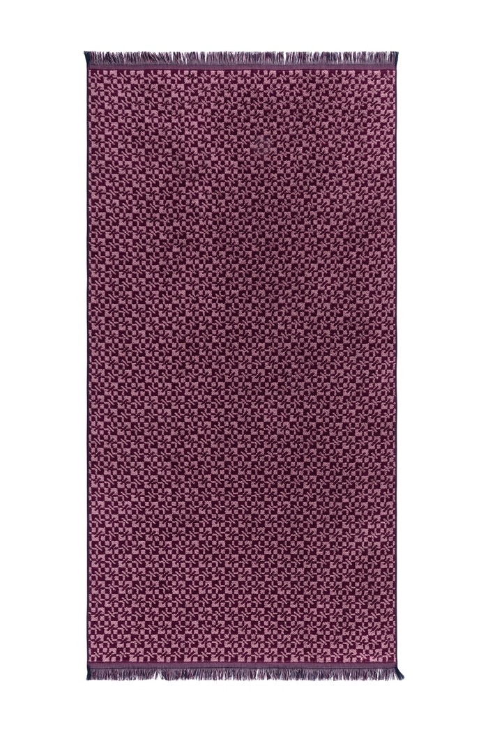 Kenzo Средноголяма кърпа памучна KENZOKA Bordeaux 90 x 150 cm бордо 1074100
