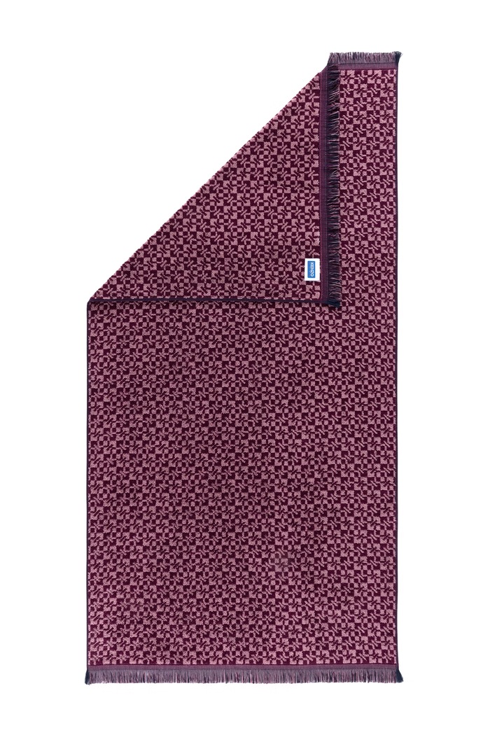 Kenzo Средноголяма кърпа памучна KENZOKA Bordeaux 90 x 150 cm 1074100 бордо AA00