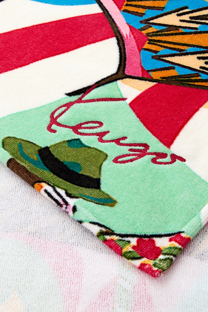 Łazienka Kenzo Ręcznik duży bawełniany KCIRCUS 100 x 170 cm 1076524 multicolor