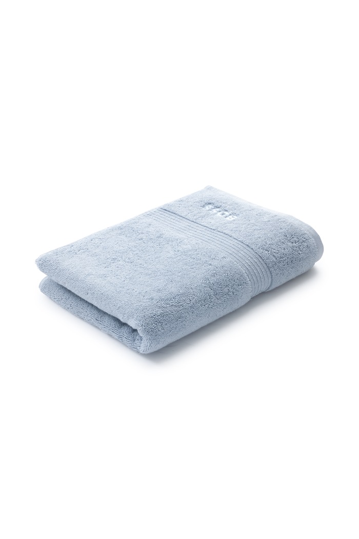 Ręcznik mały z bawełny egejskiej LOFT IceBlue 40 x 60 cm BOSS 1074667 niebieski