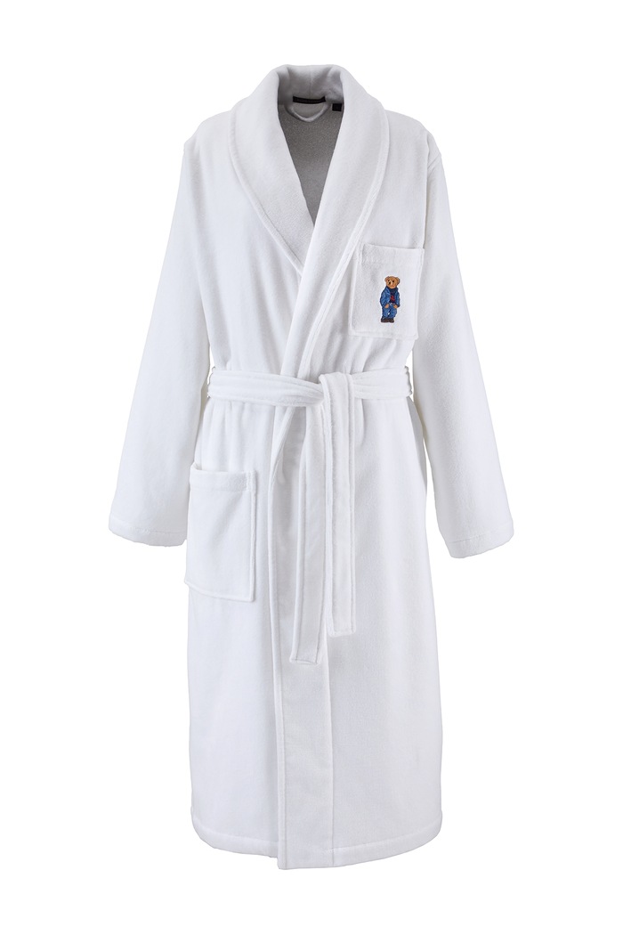 Ralph Lauren Szlafrok bawełniany DENIMBEA White XL biały 1072795