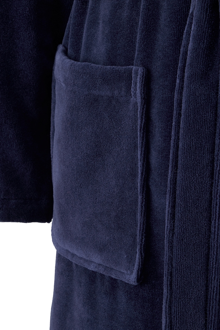 Szlafrok bawełniany DENIMBEA Newport L Ralph Lauren 1072790 granatowy