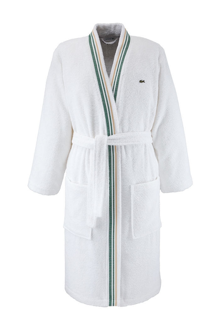 Lacoste Szlafrok bawełniany LSCORE Blanc M biały 1076173
