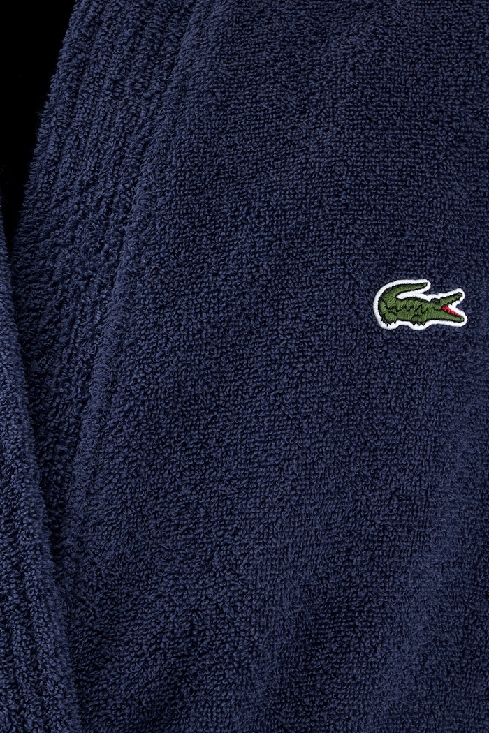 Баня Lacoste Халат памучен LLECROCO Marine S 1074535 тъмносин