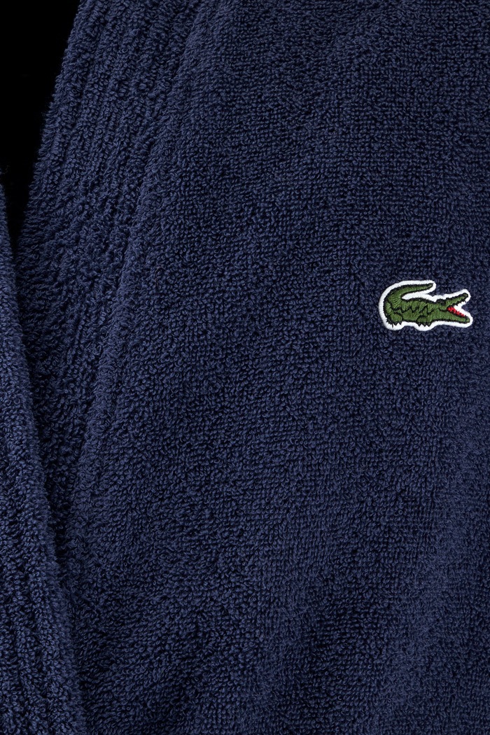 Баня Lacoste Халат памучен LLECROCO Marine M 1074536 тъмносин