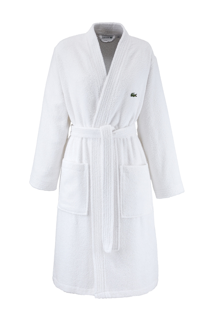 Lacoste Szlafrok bawełniany LLECROCO Blanc S biały 1074531