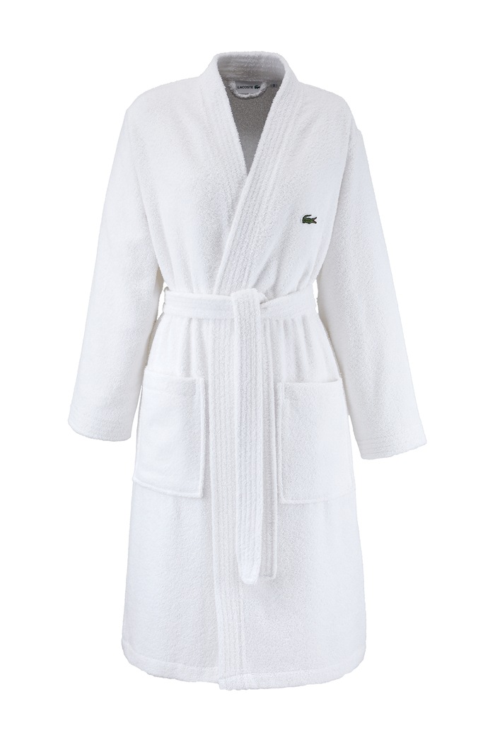 Lacoste Szlafrok bawełniany LLECROCO Blanc L biały 1074533