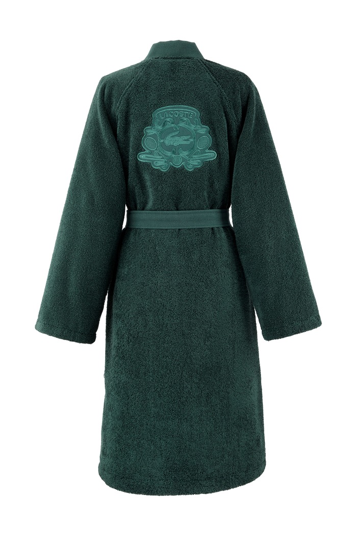 Lacoste Szlafrok bawełniany LBLASON Vert S 1076303 zielony AA00