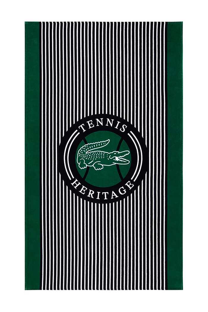Lacoste Голяма кърпа памучна LACE Vert 100 x 170 cm зелен 1074747