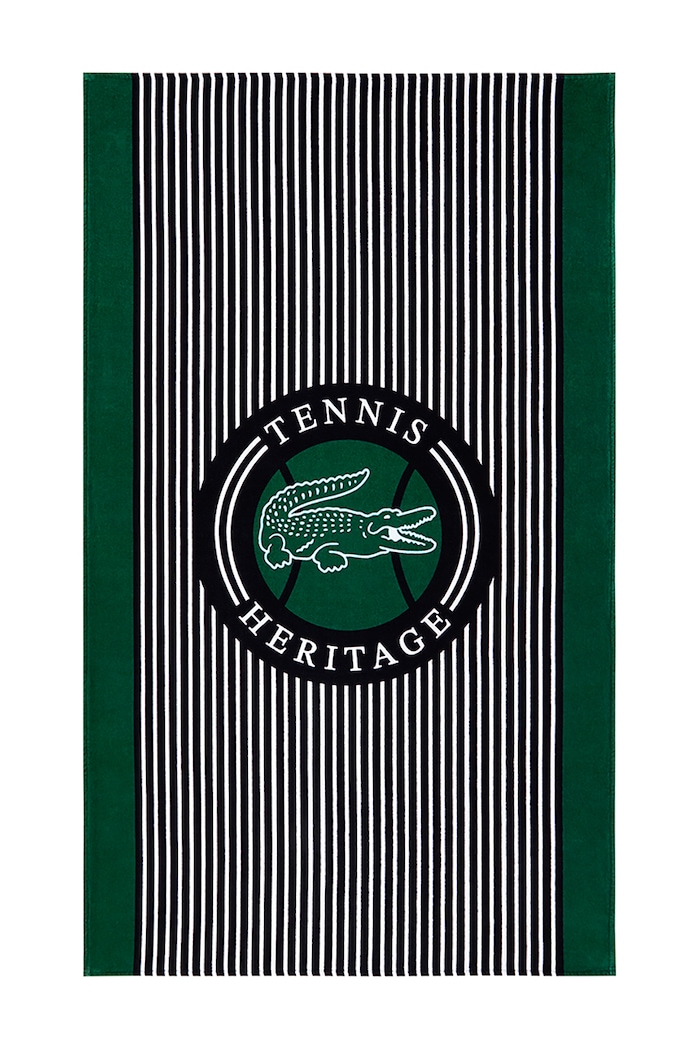 Lacoste Голяма кърпа памучна LACE Vert 100 x 170 cm зелен 1074747