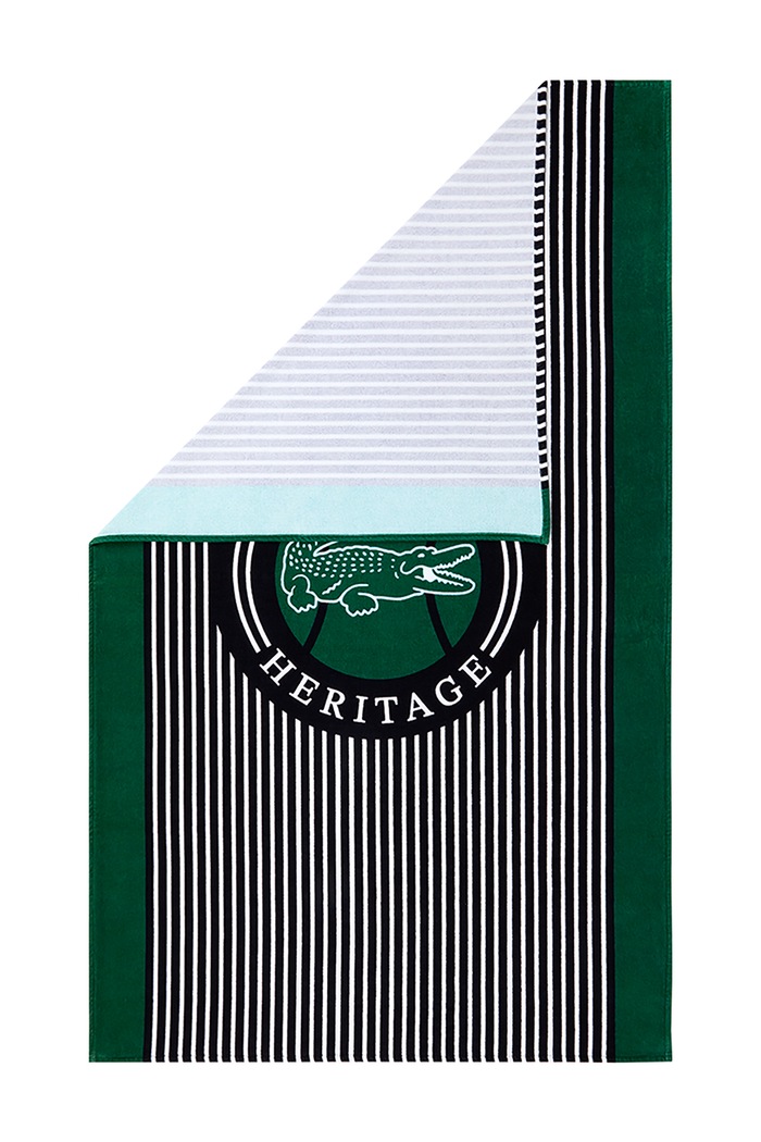 Lacoste Голяма кърпа памучна LACE Vert 100 x 170 cm 1074747 зелен AA00