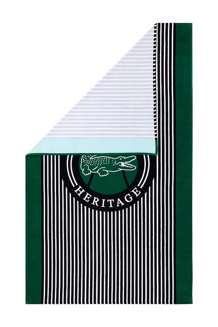 Lacoste Голяма кърпа памучна LACE Vert 100 x 170 cm 1074747 зелен AA00