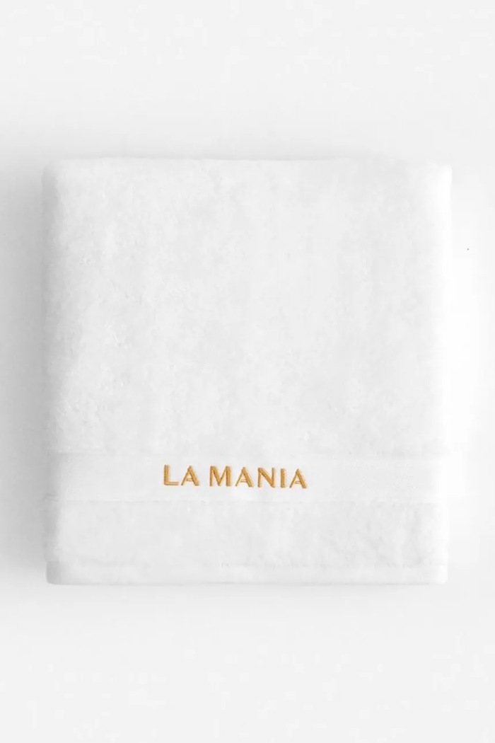La Mania ręcznik średni z bawełny Supima 70 x 140 cm 5902037041559 biały AA00