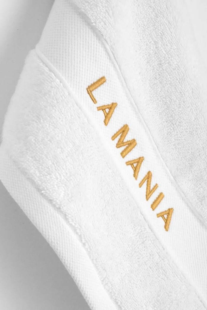 Łazienka La Mania ręcznik mały z bawełny Supima 30 x 50 cm 5902037041535 biały