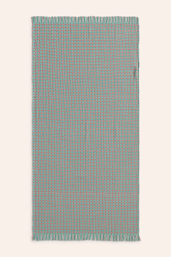 Calma House ręcznik plażowy bawełniany 100 x 180 cm multicolor JAN100VER