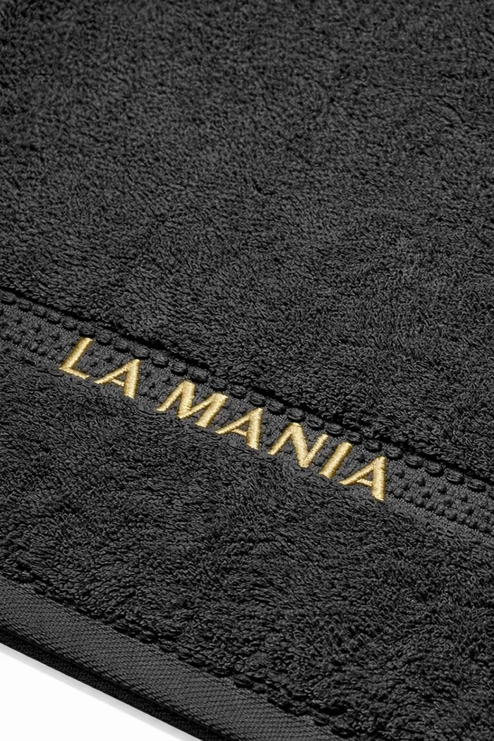 Łazienka La Mania ręcznik mały bawełniany 50 x 30 cm 5905549416327 czarny