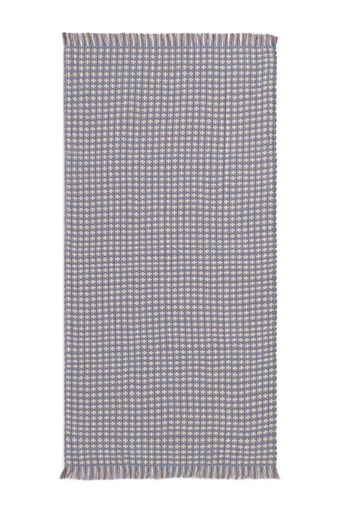 Calma House μεγάλη πετσέτα βαμβακερή 100 x 180 cm μπλε JAN100AZU
