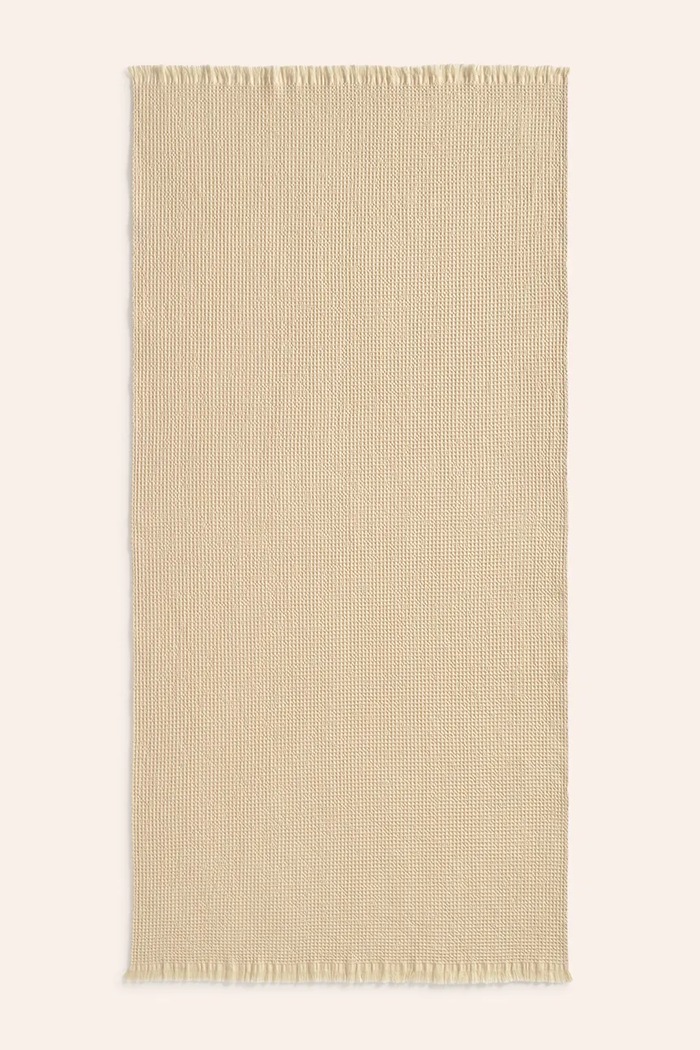 Calma House ręcznik duży bawełniany 100 x 180 cm beżowy ONA100CRU