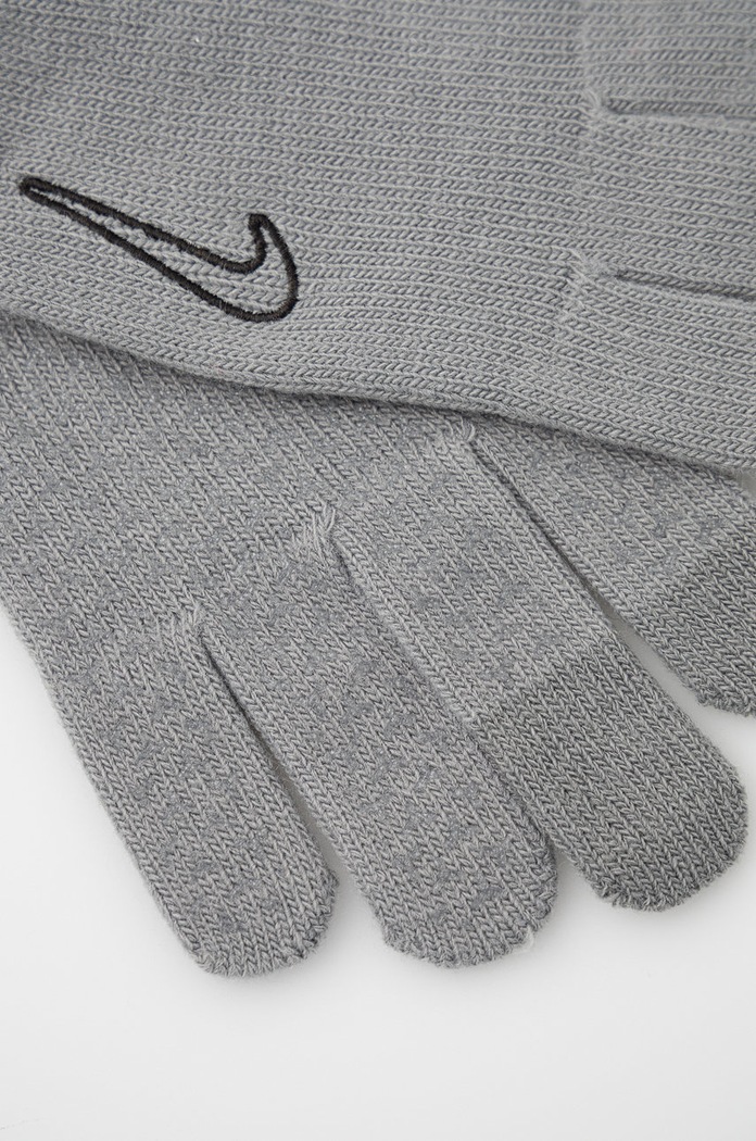 Nike rękawiczki N.100.0661.050 szary AA00