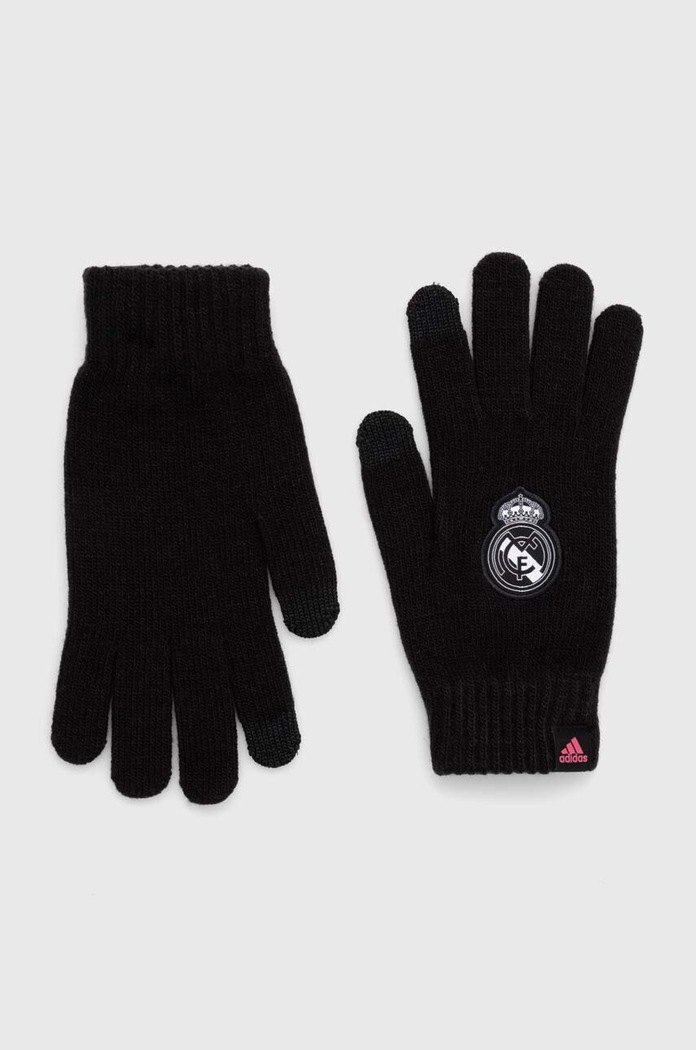 Rukavice adidas REAL MADRYT natpis crna FR9747
