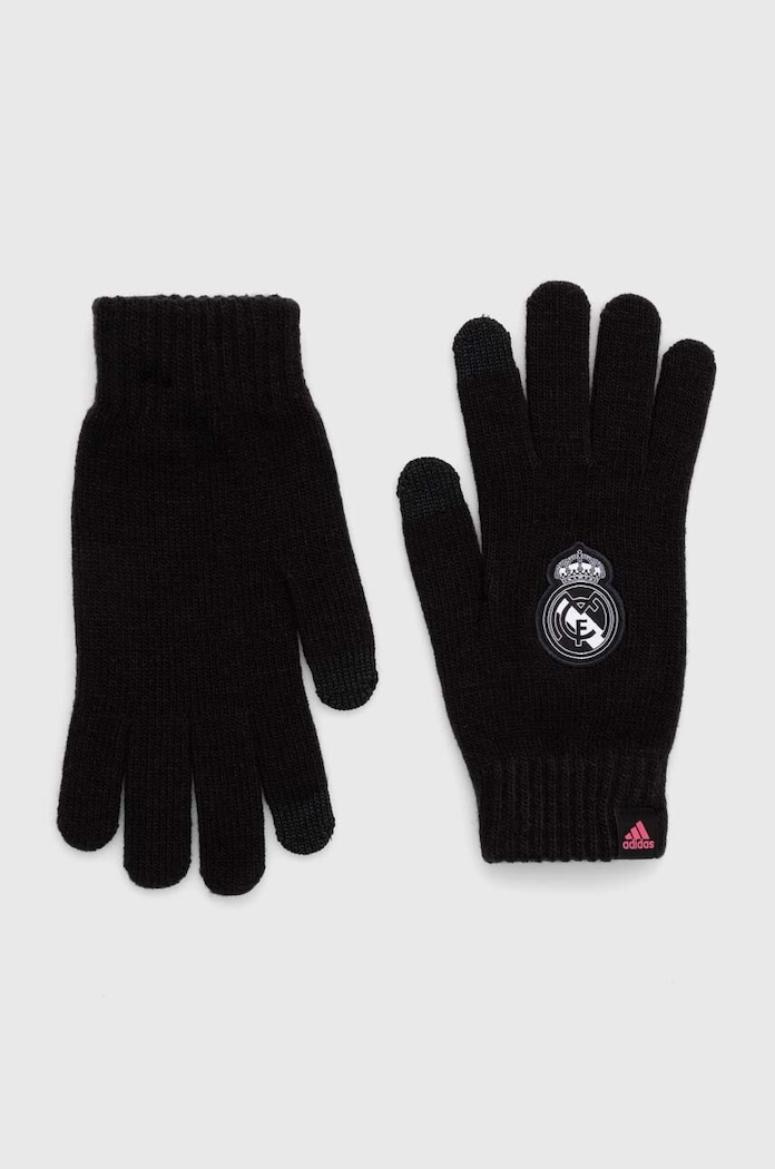 Rukavice adidas REAL MADRYT natpis crna FR9747