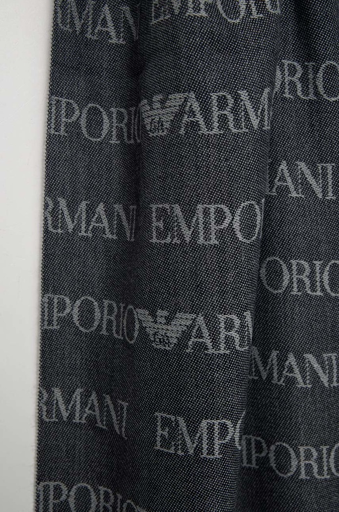 Emporio Armani szal wełniany 625060.CC786.NOS granatowy AA00