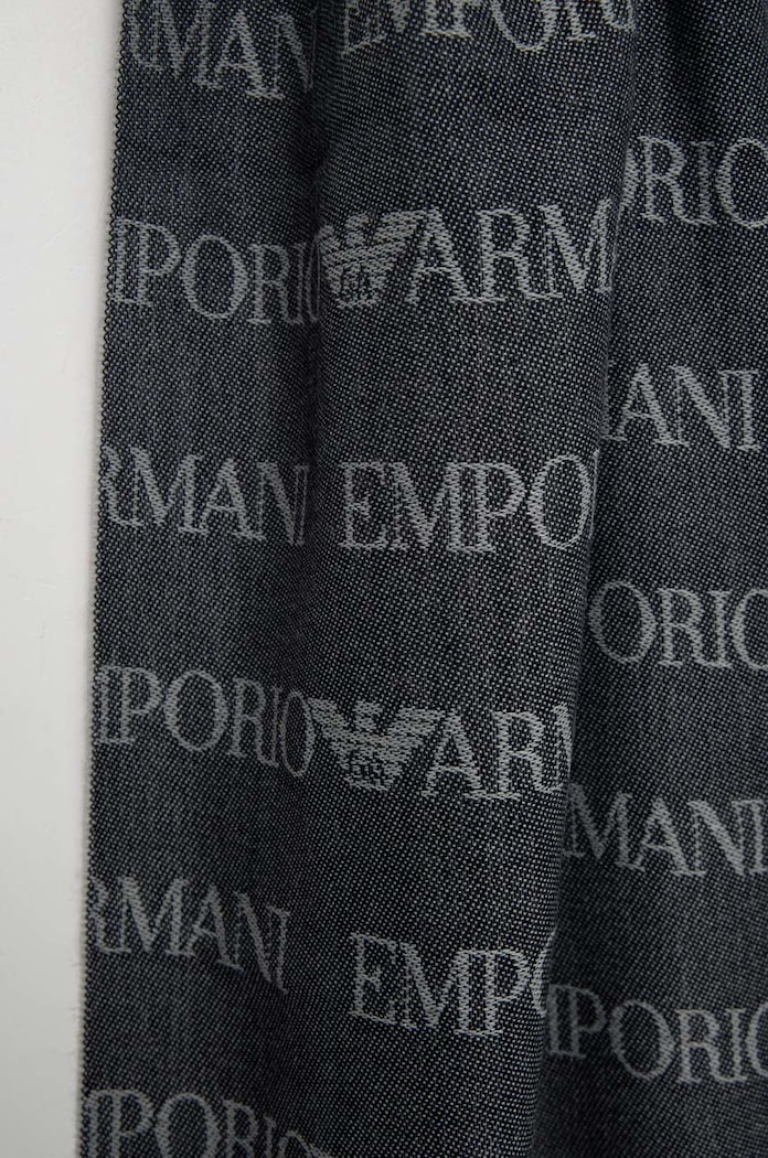 Emporio Armani szal wełniany 625060.CC786.NOS granatowy AA00