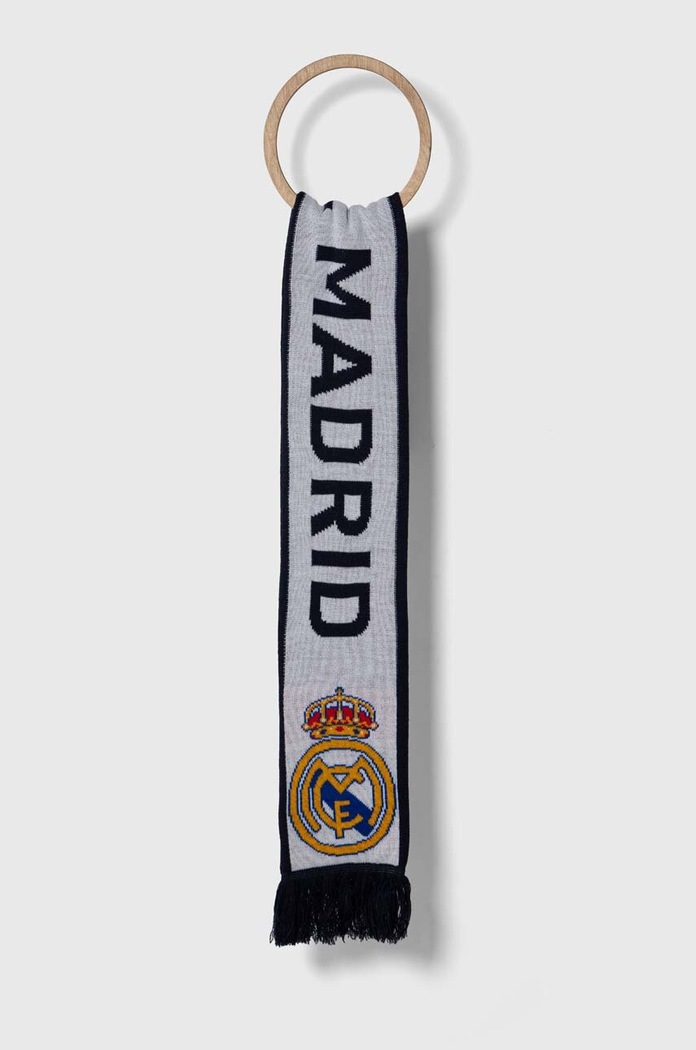 Šal adidas REAL MADRYT s uzorkom bijela FR9741